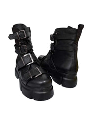 Ghete Piele Naturala Rocca - Dolly Shoes