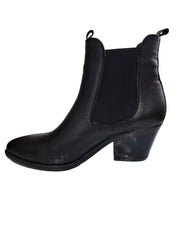 Botine Piele Naturala Ankle Black - Dolly Shoes