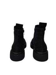Ghete Piele Naturala Ella Black