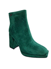 Ghete Piele Naturala Feeling Z0163-01 Green