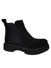 Ghete Piele Naturala Ella Black