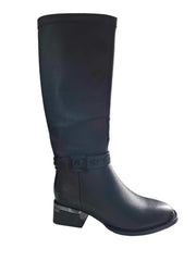 Cizme Piele Naturala Feeling 24-246-002 Black