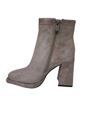 Ghete Piele Naturala Feeling Z0163-01 Grey
