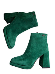 Ghete Piele Naturala Feeling Z0163-01 Green