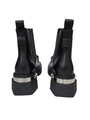 Ghete Piele Naturala Feeling Z051-02 Black