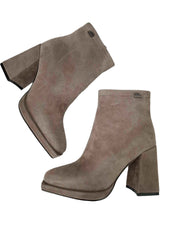 Ghete Piele Naturala Feeling Z0163-01 Grey