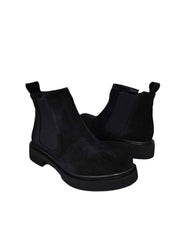 Ghete Piele Naturala Ella Black