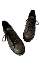 Pantofi Piele Naturala Florence Olive - Dolly Shoes