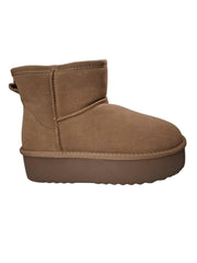 Ghete Piele Naturala Tip UGG Camel - Energy