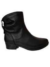 Ghete Piele Naturala Irina G Black - Dolly Shoes