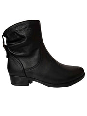 Ghete Piele Naturala Irina G Black - Dolly Shoes
