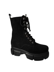 Ghete Piele Naturala Seven Suede - Dolly Shoes