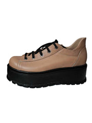 Pantofi Piele Naturala Florence Nude - Dolly Shoes