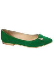 Balerini Dama Piele Naturala DollyACC249 Verde