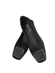 Pantofi Dama Piele Naturala Serena Black - Dolly Shoes