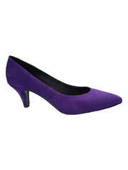 Pantofi Piele Naturala Rebecca Purple - Dolly Shoes