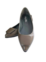 Balerini Piele Naturala Dolly249 ACC3 Olive - Dolly Shoes