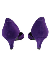 Pantofi Piele Naturala Rebecca Decupat Purple - Dolly Shoes