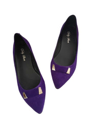 Balerini Dama Piele Naturala DollyACC249 Purple