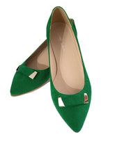 Balerini Dama Piele Naturala DollyACC249 Verde