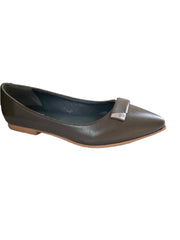 Balerini Dama Piele Naturala DollyACC249 Olive