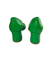 Pantofi Piele Naturala Nicol Verde - Dolly Shoes