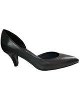 Pantofi Piele Naturala Rebecca Decupat Black Nappa - Dolly Shoes