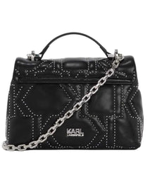 Geanta Kurl Studs Shoulder Black Karl Lagerfeld