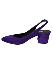 Pantofi Piele Naturala Alma Purple - Dolly Shoes