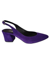 Pantofi Piele Naturala Alma Purple - Dolly Shoes