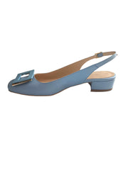 Pantofi Piele Naturala Radha Bleu - Dolly Shoes