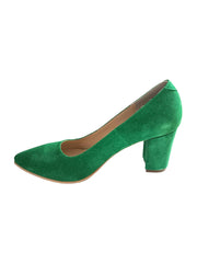Pantofi Piele Naturala Celia Green - Dolly Shoes