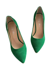 Pantofi Piele Naturala Celia Green - Dolly Shoes
