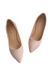 Pantofi Piele Naturala Celia Nude - Dolly Shoes