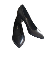 Pantofi Piele Naturala Nicol Black Nappa - Dolly Shoes