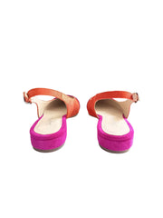 Balerini Piele Naturala Dolly PS84 Orange-Fucsia