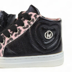 MINI ALICIA 602 - MID SNEAKER SPREADING BLACK LIU JO