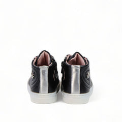 MINI ALICIA 602 - MID SNEAKER SPREADING BLACK LIU JO