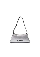 Geanta Metal Logo S SHB Silver - Karl Lagerfeld