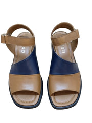 Sandale Piele Naturala Copra Havan Dark Blu