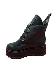 Ghete Piele Naturala Desiree Nappa Black - Dolly Shoes