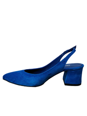Pantofi Piele Naturala Alma Royal Blu - Dolly Shoes