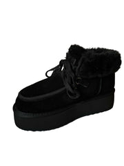 Ghete Piele Naturala Tip UGG 1270  Black - Energy