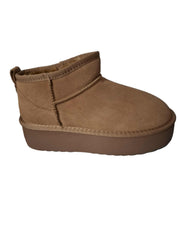 Ghete Piele Naturala Tip UGG 1250 Camel - Energy