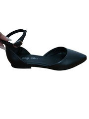 Balerini Piele Naturala Britania Nappa Black