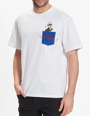 Tricou Disney Pocket Logo White - Karl Lagerfeld