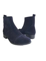Ghete Piele Naturala Fizz Bleumarin - Dolly Shoes