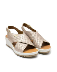 Sandale Piele Naturala CHAMPAGNE ORO - IGI&CO