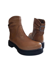 Ghete Piele Naturala Irina Coniac - Dolly Shoes