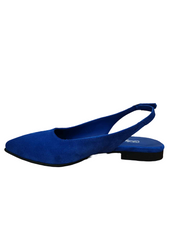 Balerini Piele Naturala PS64 Electric Blu
